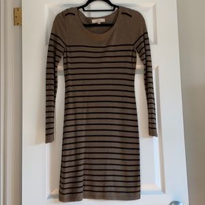 Super cute loft striped sweater dress